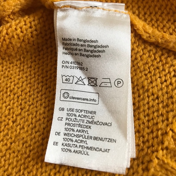 H&M Mustard Yellow Sweater - Picture 5 of 6